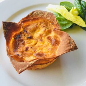 Roast Pumpkin, Caramelised Onion and Feta Quiche Dinner on the Table family meals delivered